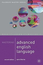 Mastering Advanced English Language: 40 (Macmillan Master Series) - Thorne, Sara, używany na sprzedaż  Wysyłka do Poland