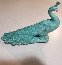 Ceramic peacock figurine for sale  Bridgeville