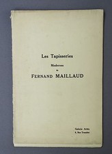 Fernand maillaud tapisseries d'occasion  Sancerre