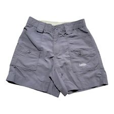 Shorts de pesca/barco Aftco Bluewater M01 original cinza masculino tamanho 26 comprar usado  Enviando para Brazil