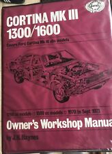 Haynes cortina mk111 for sale Haynes cortina mk111 for sale  BATH