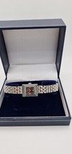Reloj pulsera Gucci marco G 128,5 de acero inoxidable para dama con esfera de diamantes. segunda mano  Embacar hacia Mexico