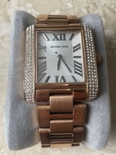 Relógio feminino Michael Kors MK3255 ouro rosa | Mostrador branco | 5 caixas eletrônicos comprar usado  Enviando para Brazil
