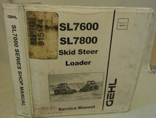 -Gehl- Vintage SL7600 Minicarregadeira Operadores de Trator Manual de Serviço Fichário comprar usado  Enviando para Brazil