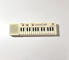 Usado, Funcionando Antigo 1980 Casio PT-10 29 Teclas Mini Teclado Sintetizador Sem Tampa de Bateria Branco comprar usado  Enviando para Brazil