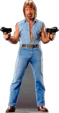 Chuck Norris - Arma Dupla - 69" de Altura Tamanho Real Recorte de Papelão Standee, usado comprar usado  Enviando para Brazil