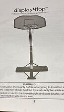 Basketball hoop display4top for sale  HIGH WYCOMBE