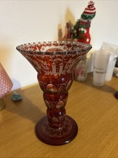 Bohemian czech crystal for sale  PONTYPOOL