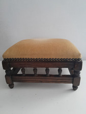 Antique footstool carved for sale  KENDAL