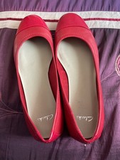 Clarks ladies red for sale  TORPOINT