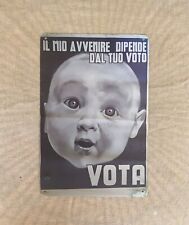 Targa metallo antica usato  Settingiano