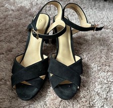 Clarks black suede for sale  NOTTINGHAM