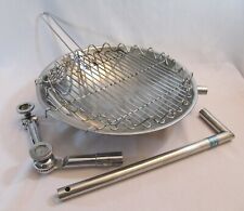 Vintage James Bliss Barco Marinho 17" Grelha Redonda de Aço Inoxidável a Carvão comprar usado  Enviando para Brazil
