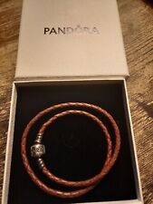 Pandora leather bracelet for sale  BIRMINGHAM