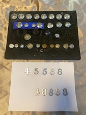 Police buttons numbers for sale  PAISLEY