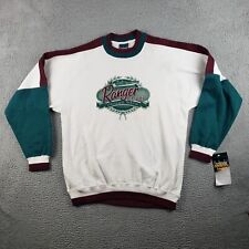 Moletom masculino vintage Ranger Boats grande bloco de cor branca pesca anos 90, usado comprar usado  Enviando para Brazil