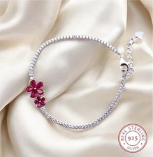 Blumen design tennisarmband gebraucht kaufen  Duisburg