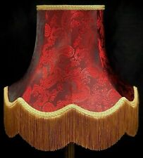 Red paisley lampshades for sale  BOLTON
