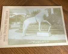 RARO 1900 MASCOTE O Cavalo Falante Frank Wendt Circo Fotografia Gabinete Cartão comprar usado  Enviando para Brazil