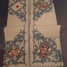 Antica particolare tovaglietta usato  Genova
