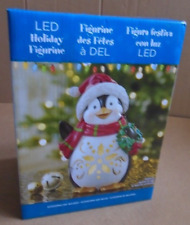 Estatueta LED luz noturna de Natal PENGUIN bateria opera com caixa comprar usado  Enviando para Brazil