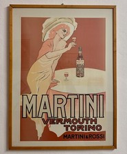 Quadro pubblicitario martini usato  Torino