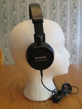 Fones de ouvido estéreo monitor de estúdio Sony MDR-ZX100 preto ~ VÍDEO, usado comprar usado  Enviando para Brazil