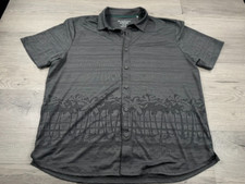 Camisa masculina Tommy Bahama XL cinza ilha zona estampa palma botão elástico para cima elástico comprar usado  Enviando para Brazil