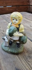 Figur mädchen ziege gebraucht kaufen  Bodenheim