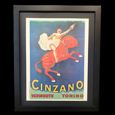 vintage framed cinzano poster for sale vintage framed cinzano poster for sale Babylon