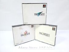 Lote 3 conjuntos Final Fantasy VII VIII IX 7 8 9 com manual PS1 PlayStation1 SONY NTSC-J Japão comprar usado  Enviando para Brazil