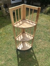 Wooden corner shelving for sale  WELLINGBOROUGH