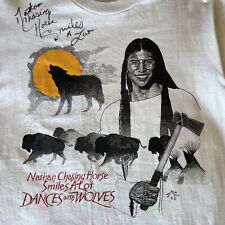 Dances With Wolves 92 Firmado Nathan Persiguiendo Caballo Sonrisas Lote Raro Película Promo, usado segunda mano  Embacar hacia Argentina