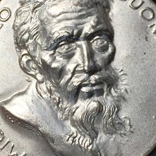 Medaglia placca michelangelo usato  San Martino Buon Albergo