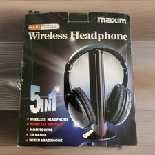 Maxim wireless headphones for sale  ATTLEBOROUGH