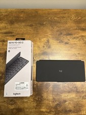Logitech KEYS-to-GO 2 Teclado Tablet Bluetooth Portátil, Capa Embutida Grafite comprar usado  Enviando para Brazil