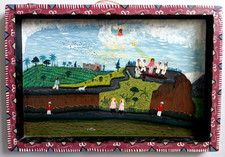 Tableau naïf équatorien d'occasion  Valréas