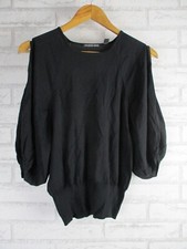 Blusa Country Road feminina top malha preta XS ombro frio puff mangas 3/4 comprar usado  Enviando para Brazil