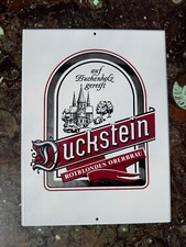 Emailschild duckstein bier gebraucht kaufen  Erfurt