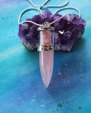 Rose quartz pendant for sale  Oceanside