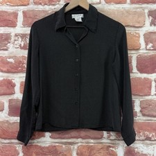 Camisa Vintage Jones New York Top Feminina 8P Preta Branca Bolinhas 100% Seda, usado comprar usado Camisa Vintage Jones New York Top Feminina 8P Preta Branca Bolinhas 100% Seda, usado comprar usado  Enviando para Brazil