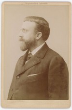 Gabinete Pierre Petit Circa 1900. Paul Vidal, Compositor Francés. comprar usado  Enviando para Brazil