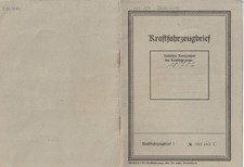 Kraftfahrzeugbrief alt 1941 gebraucht kaufen  Döbeln