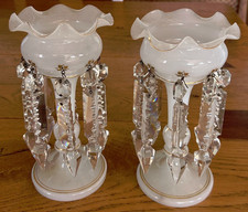 Antique pair opaline for sale  WORCESTER