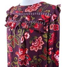 Purple orange floral for sale  Cedar Falls