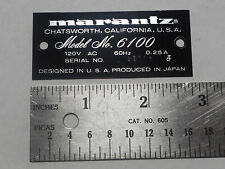 Vintage marantz aluminum for sale  Raleigh