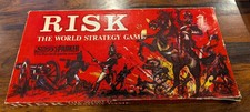 Vintage 1963 Jogo de Tabuleiro de Risco Estratégia Guerra Parker Bros Peças de Madeira Caixa Vermelha comprar usado  Enviando para Brazil