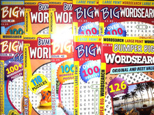 Wordsearch puzzle books for sale Wordsearch puzzle books for sale  SOUTHAMPTON