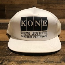 Usado, Boné caminhoneiro vintage Kone Snapback masculino preto branco Quebec Canadá anos 90 - LEIA comprar usado  Enviando para Brazil