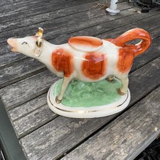 Antique staffordshire cow for sale  WARWICK